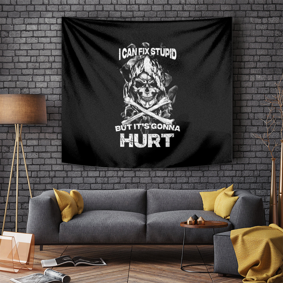 skull-tapestry-i-can-fix-stupid