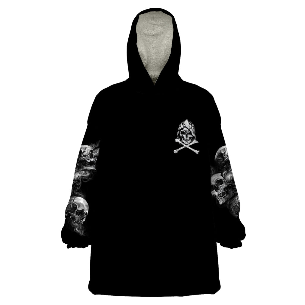 Skull Wearable Blanket Hoodie I Can Fix Stupid DT01