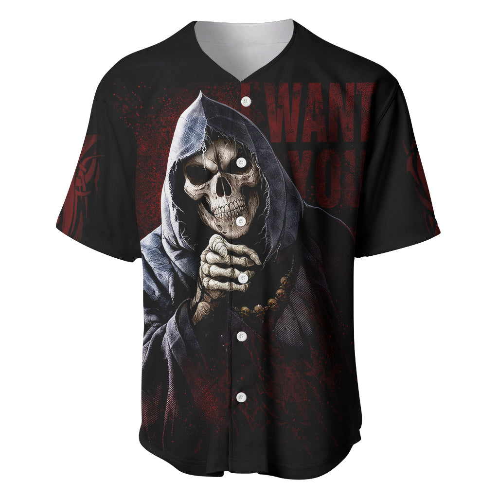 Reaper Baseball Jersey Uncle Death Angel Peace Skull - Wonder Print Shop