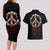 Reaper Couples Matching Long Sleeve Bodycon Dress and Hawaiian Shirt Uncle Death Angel Peace Skull - Wonder Print Shop