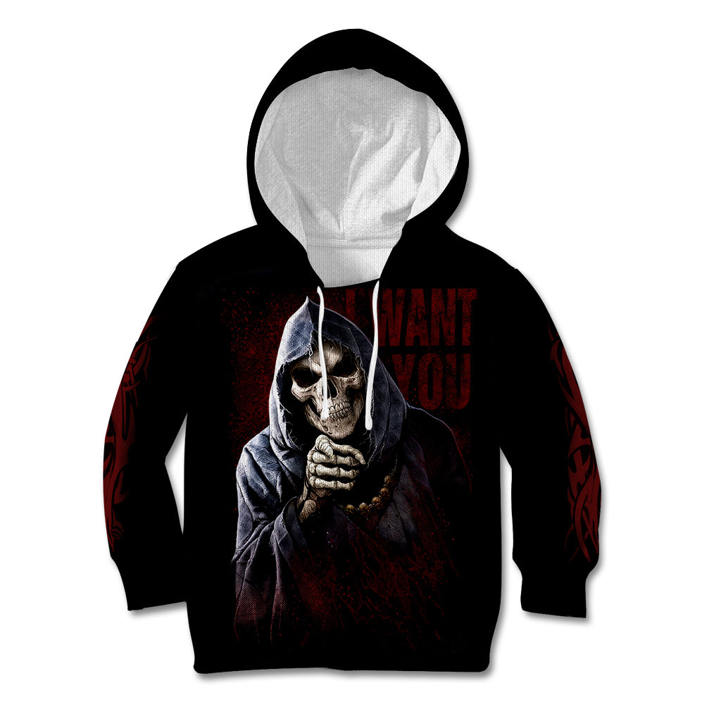 Reaper Kid Hoodie Uncle Death Angel Peace Skull - Wonder Print Shop