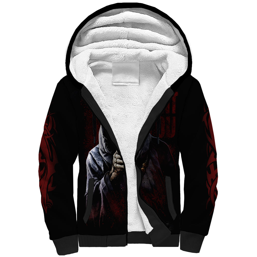 Reaper Sherpa Hoodie Uncle Death Angel Peace Skull DT01