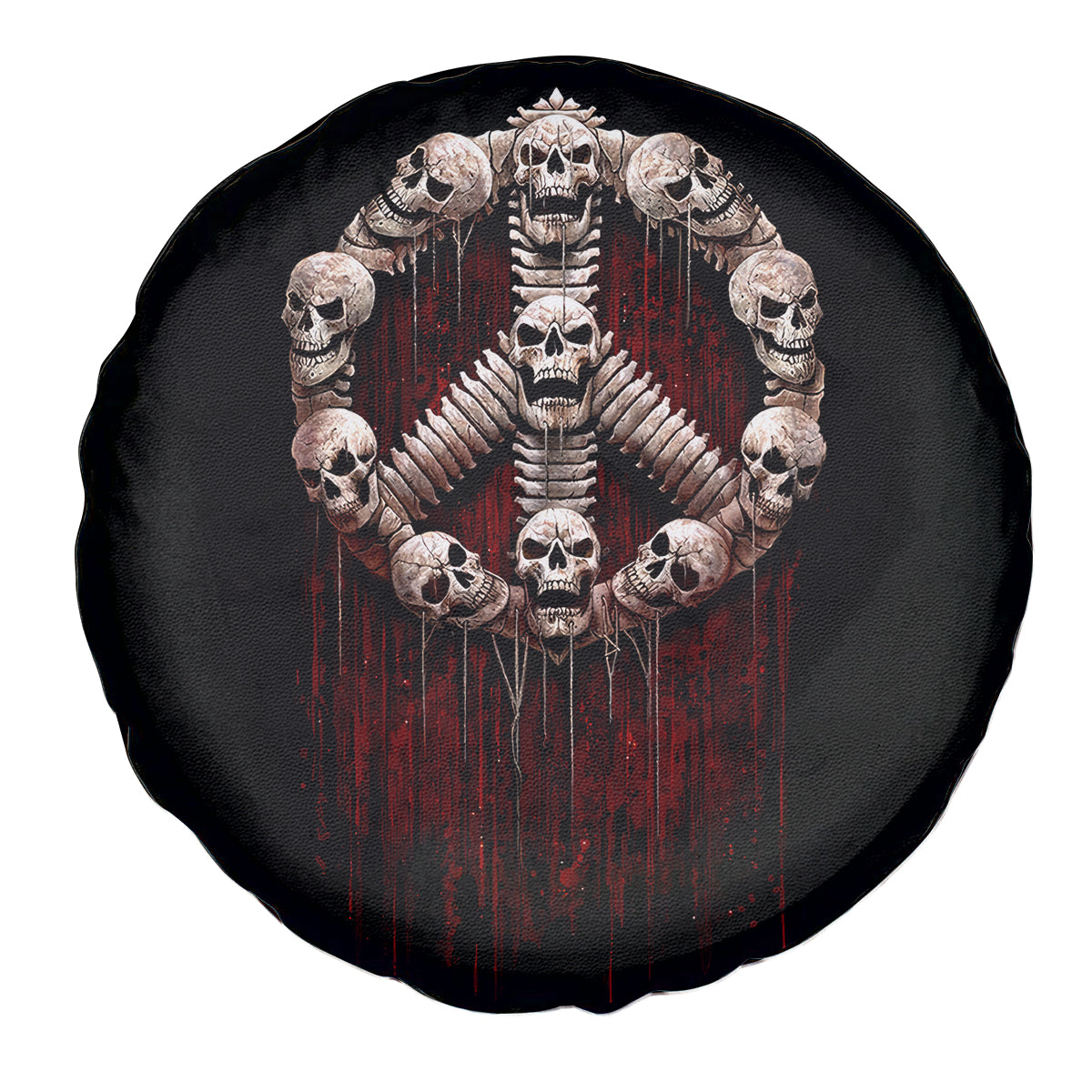 Reaper Spare Tire Cover Uncle Death Angel Peace Skull - Wonder Print Shop