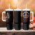 Reaper Tumbler With Handle Uncle Death Angel Peace Skull