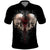 Reaper Heart Polo Shirt Eternal Embrace - Uniting Souls in the Realm of Skulls - Wonder Print Shop