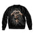 Reaper Heart Sleeve Zip Bomber Jacket Eternal Embrace - Uniting Souls in the Realm of Skulls DT01