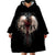 Reaper Heart Wearable Blanket Hoodie Eternal Embrace - Uniting Souls in the Realm of Skulls DT01