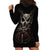 Unveiling the Mechanical Skull Hoodie Dress Cybernetic Enigma - Wonder Print Shop