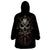 Unveiling the Mechanical Skull Wearable Blanket Hoodie Cybernetic Enigma DT01