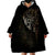 Unveiling the Mechanical Skull Wearable Blanket Hoodie Cybernetic Enigma DT01