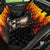 Metal Skull Back Car Seat Cover Infernal Chains in Fiery Abyss - Wonder Print Shop