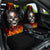 Metal Skull Car Seat Cover Infernal Chains in Fiery Abyss - Wonder Print Shop