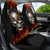 Metal Skull Car Seat Cover Infernal Chains in Fiery Abyss - Wonder Print Shop