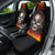 Metal Skull Car Seat Cover Infernal Chains in Fiery Abyss - Wonder Print Shop