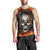 Metal Skull Men Tank Top Infernal Chains in Fiery Abyss DT01