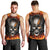 Metal Skull Men Tank Top Infernal Chains in Fiery Abyss DT01