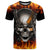 Metal Skull T Shirt Infernal Chains in Fiery Abyss DT01