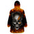 Metal Skull Wearable Blanket Hoodie Infernal Chains in Fiery Abyss DT01