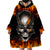 Metal Skull Wearable Blanket Hoodie Infernal Chains in Fiery Abyss DT01