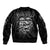 Skull Bomber Jacket Twisted Head Skull - Wonder Print Shop