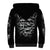 Skull Sherpa Hoodie Twisted Head Skull DT01