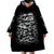 Skull Wearable Blanket Hoodie Twisted Head Skull DT01