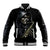 Skull Baseball Jacket Musician Of Death - Wonder Print Shop