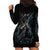 Skull Hoodie Dress Musician Of Death - Wonder Print Shop