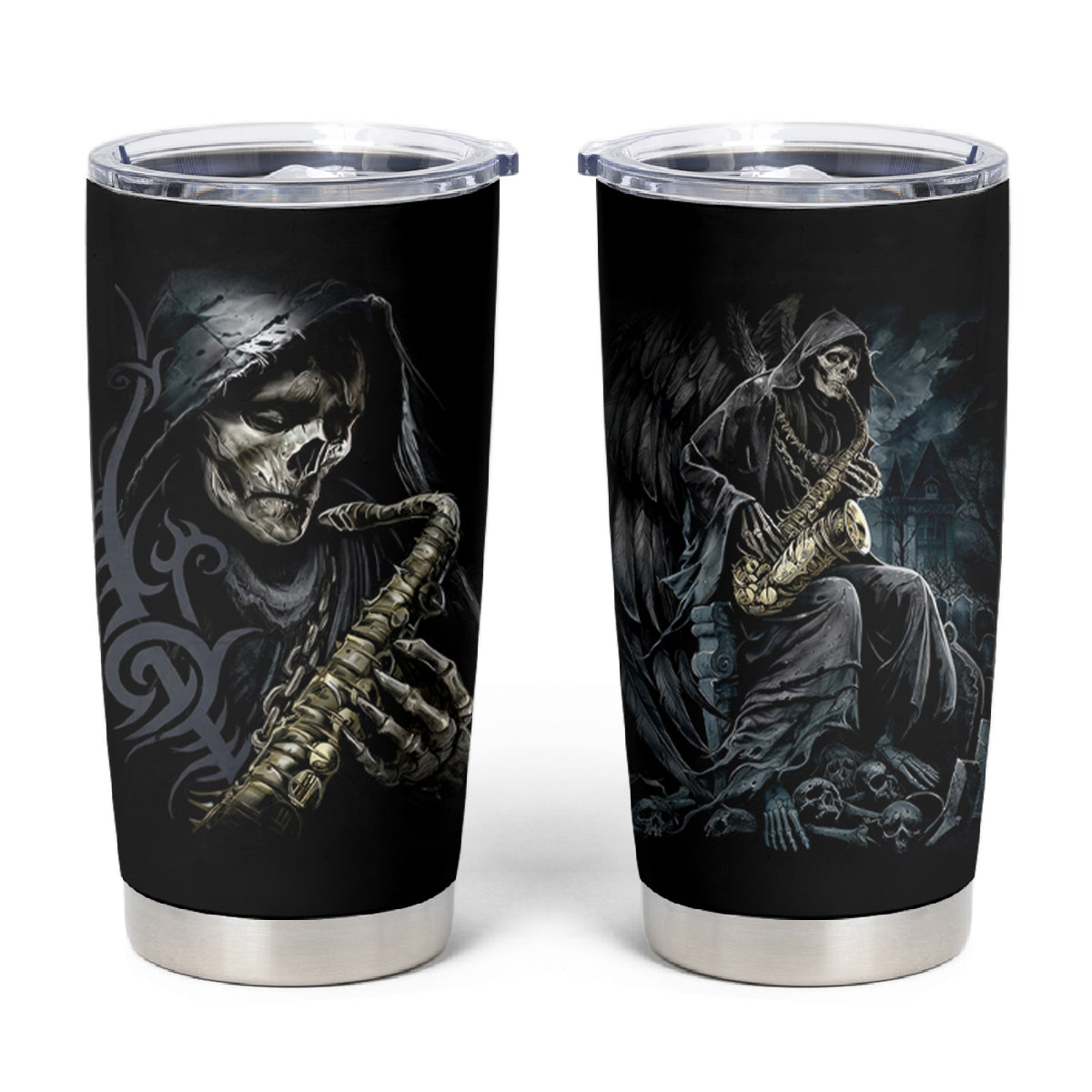 Skull Tumbler Cup Musician Of Death