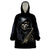 Skull Wearable Blanket Hoodie Musician Of Death DT01