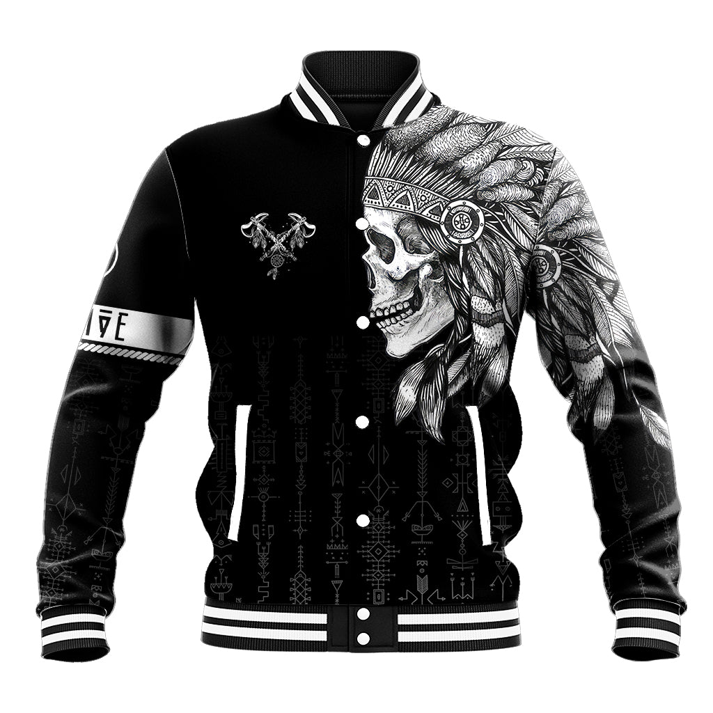 Skull Baseball Jacket Chief Skeleton - Wonder Print Shop