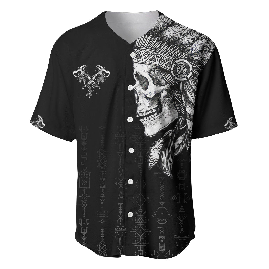 Skull Baseball Jersey Chief Skeleton - Wonder Print Shop