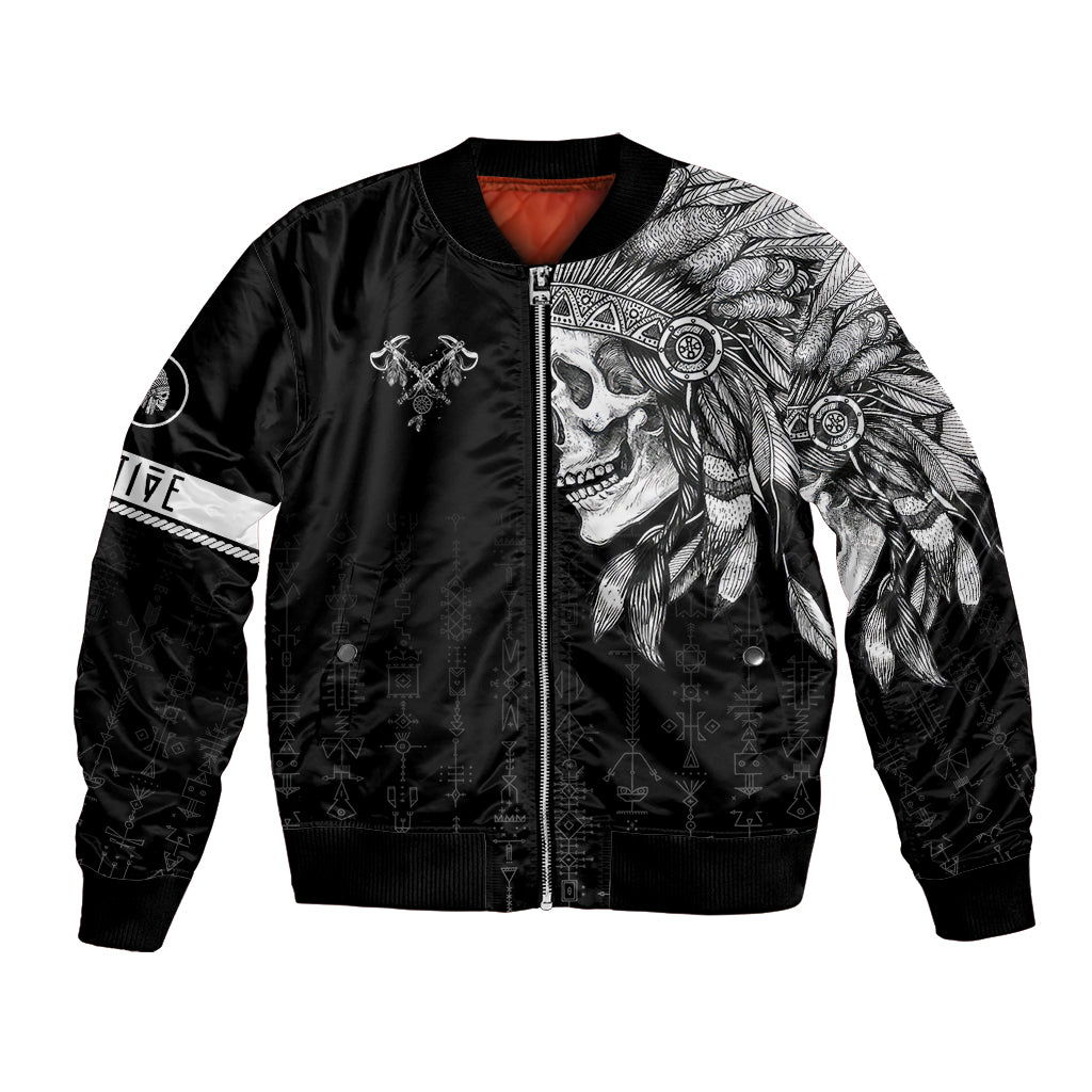 Skull Bomber Jacket Chief Skeleton - Wonder Print Shop