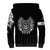 Skull Sherpa Hoodie Chief Skeleton DT01