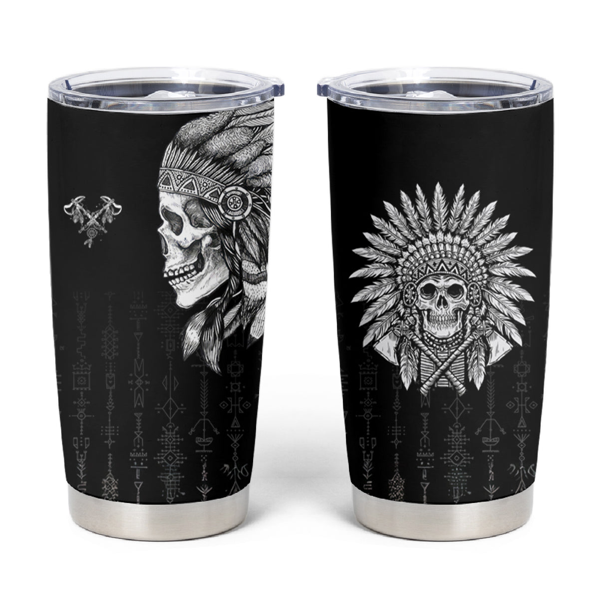 Skull Tumbler Cup Chief Skeleton