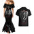 Skull Couples Matching Mermaid Dress And Hawaiian Shirt Death Angel In Love - Wonder Print Shop