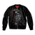 Skull Sleeve Zip Bomber Jacket Death Angel In Love DT01