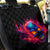 Skull Back Car Seat Cover Purple Skull Fire - Wonder Print Shop