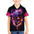 Skull Hawaiian Shirt Purple Skull Fire - Wonder Print Shop