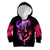 Skull Kid Hoodie Purple Skull Fire - Wonder Print Shop