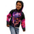 Skull Kid Hoodie Purple Skull Fire - Wonder Print Shop