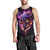 Skull Men Tank Top Purple Skull Fire DT01