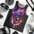 Skull Men Tank Top Purple Skull Fire DT01