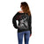 Skull Off Shoulder Sweater Death Angel And Da de Muertos Girl - Wonder Print Shop