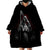 Skull Wearable Blanket Hoodie Death Angel And Da de Muertos Girl DT01