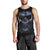 Skull Men Tank Top Purple Death Reaper DT01