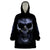 Skull Wearable Blanket Hoodie Purple Death Reaper DT01