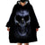 Skull Wearable Blanket Hoodie Purple Death Reaper DT01