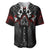 Skull Baseball Jersey Double Skull And Death Angel - Wonder Print Shop