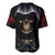 Skull Baseball Jersey Double Skull And Death Angel - Wonder Print Shop